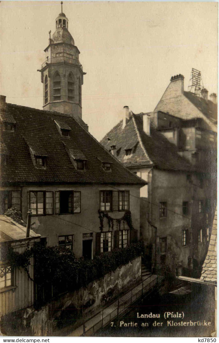 Landau Pfalz, Partie An Der Klosterbrücke - Landau