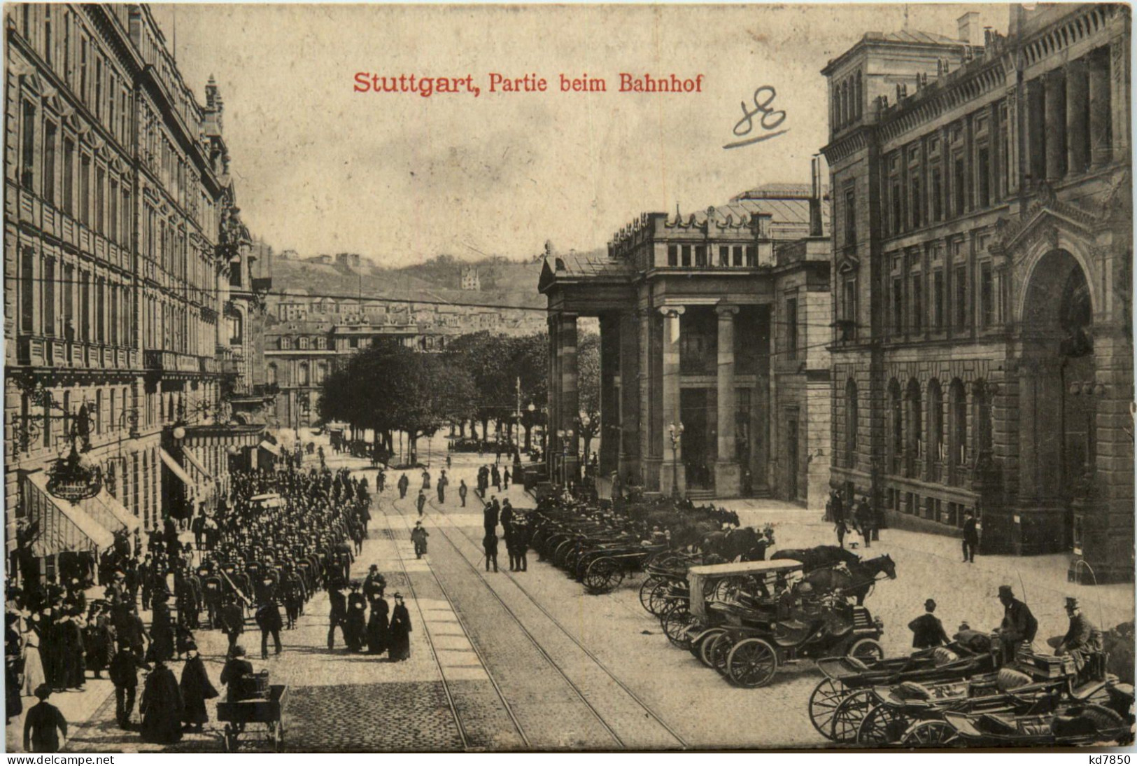 Stuttgart, Partie Beim Bahnhof - Stuttgart