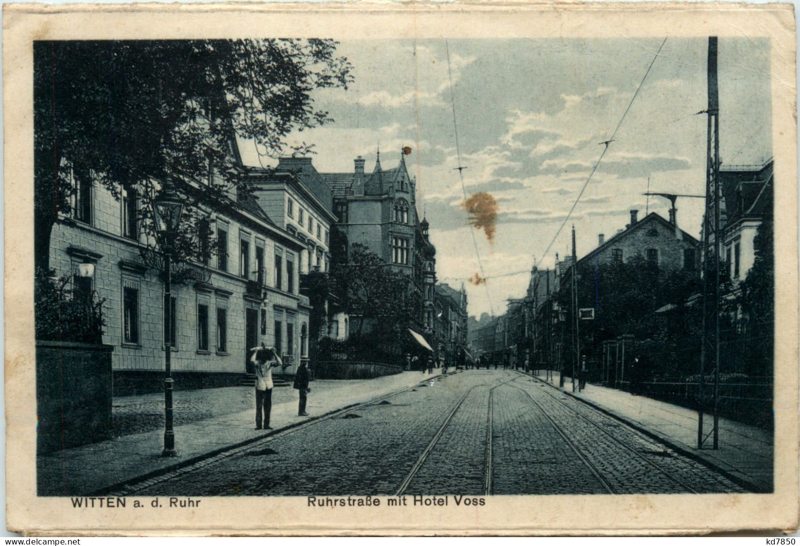 Witten A.d. Ruhr, Ruhrstrasse Mit Hotel Voss - Witten