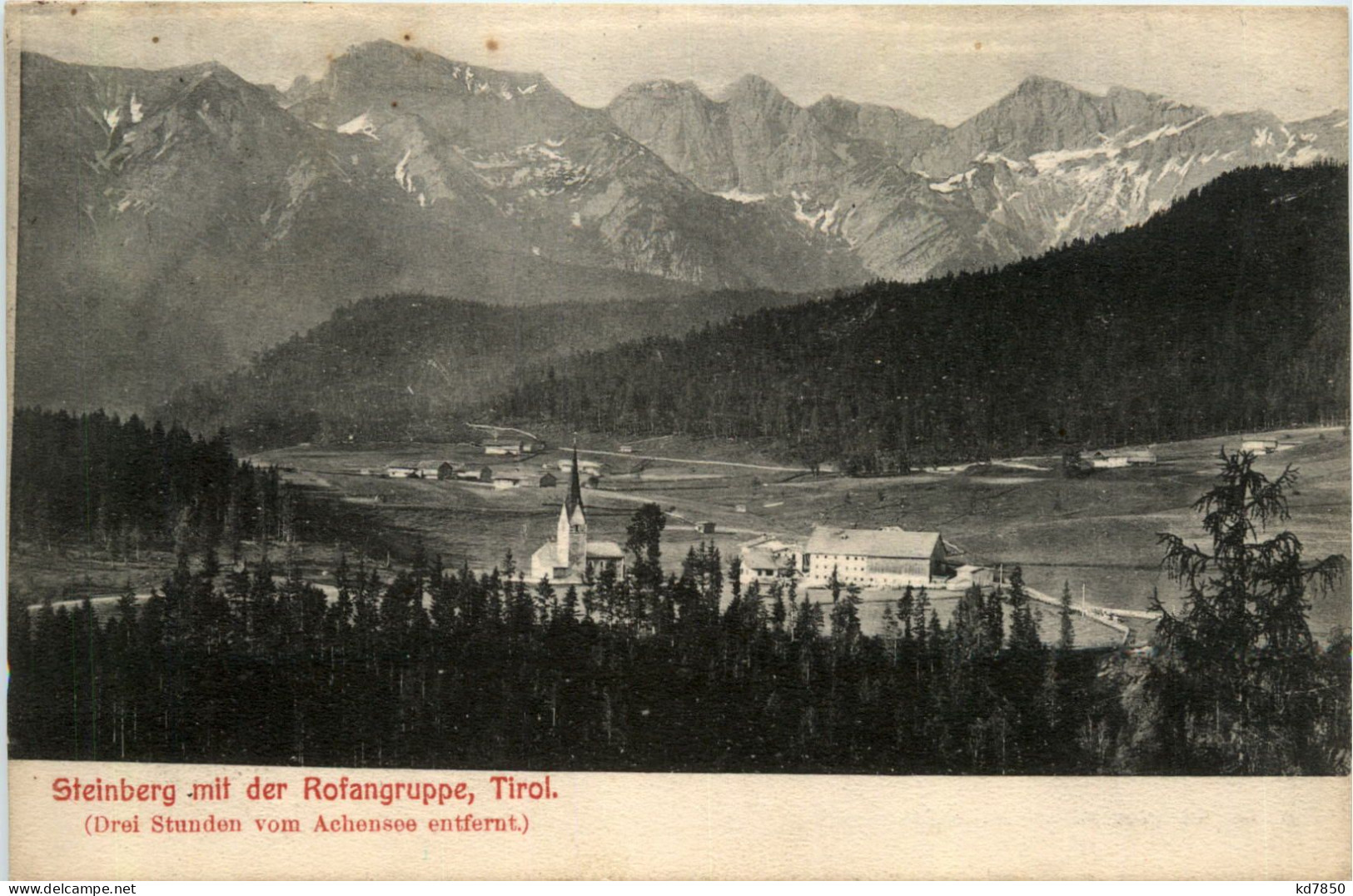 Steinberg Mit Der Rofangruppe - Schwaz