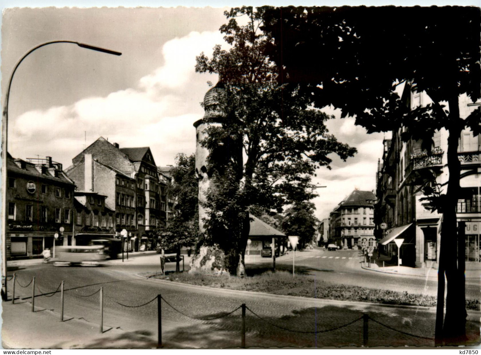 Aschaffenburg, Herstallturm Und Weissenburgerstrasse - Aschaffenburg