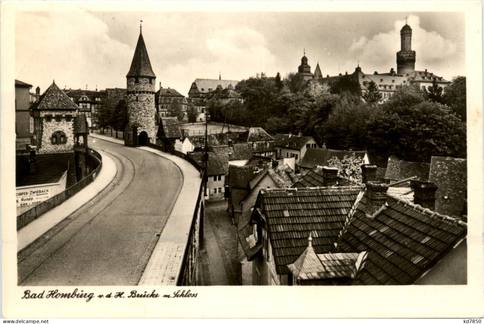 Bad Homburg, Brücke Mit Schloss - Bad Homburg