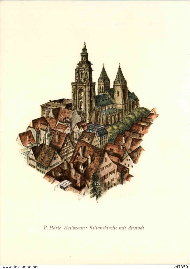 Heilbronn, Kilianskirche Mit Altstadt - Heilbronn