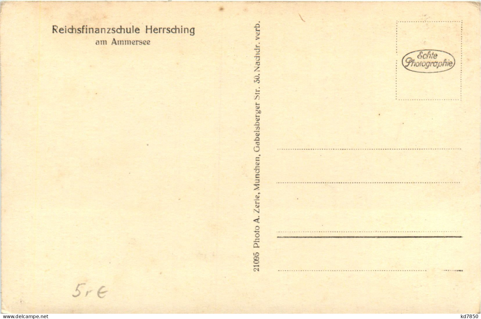 Herrsching, Am Ammersee, Reichsfinanzschule - Herrsching