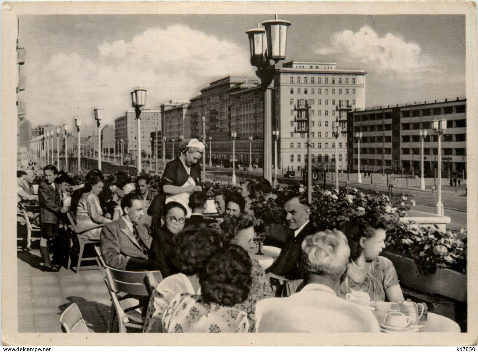 Berlin, Stalinallee, Terrasse Cafe Warschau - Sonstige & Ohne Zuordnung