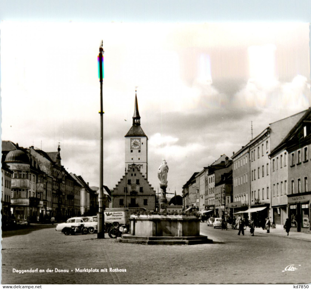 Deggendorf, Marktplatz Mit Rathaus - Deggendorf