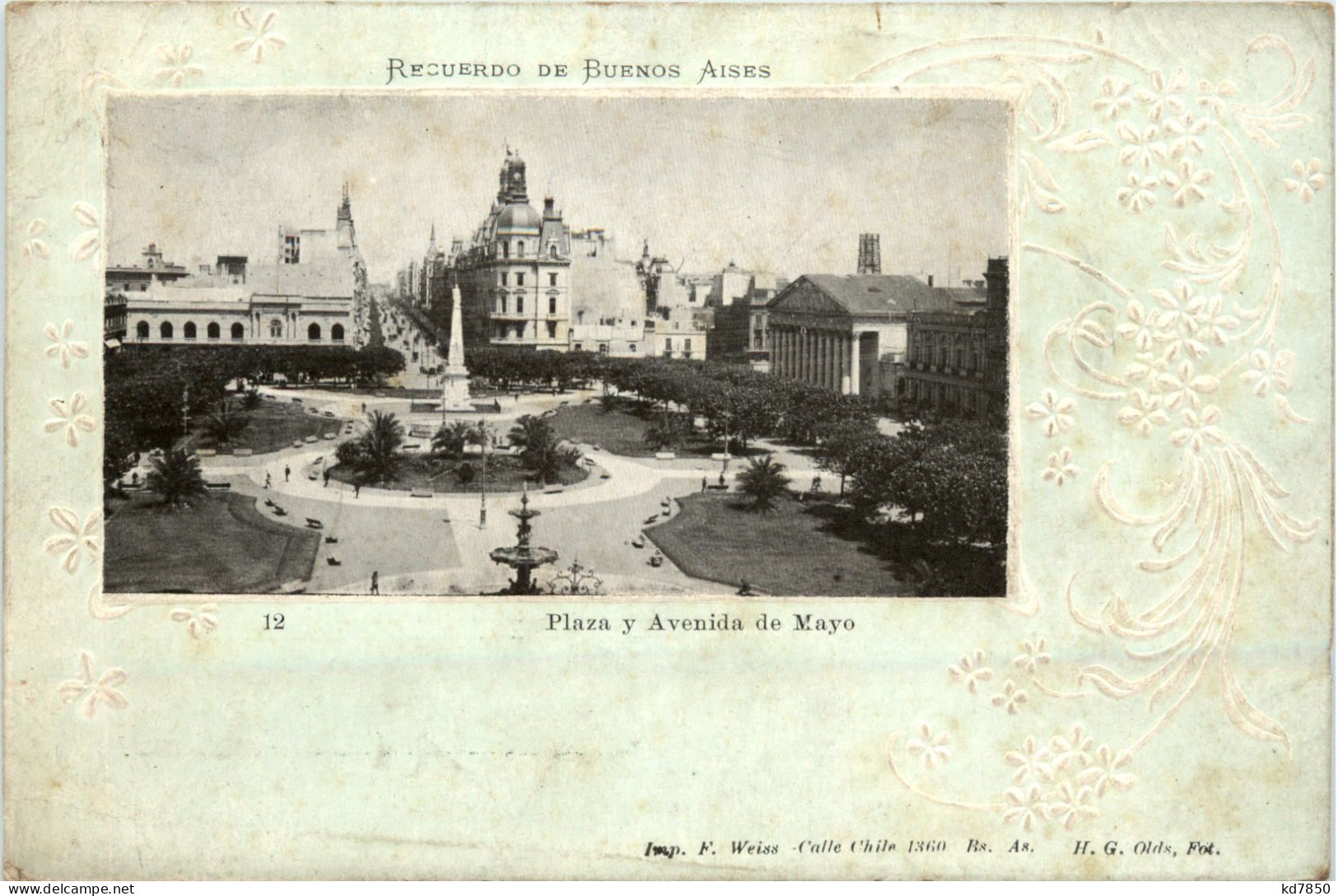 Argentina - Buenos Aires - Plaza Y Avenida De Mayo - Argentine