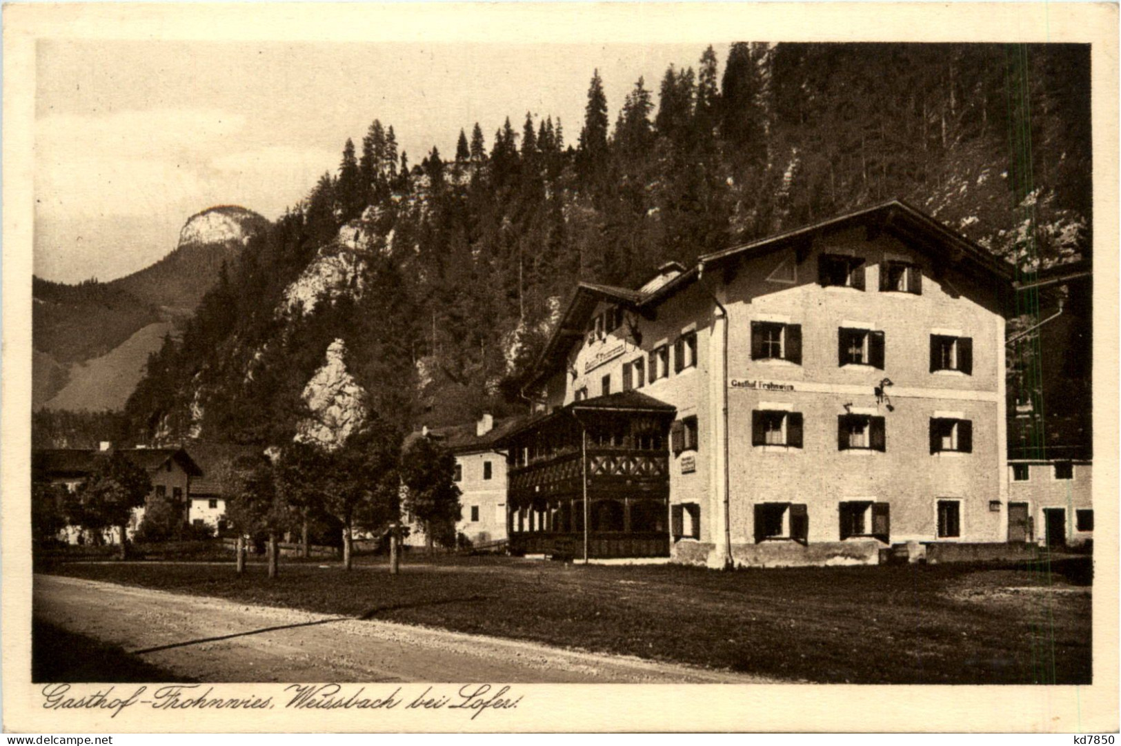 Weissbach Bei Lofer, Gasthof Frohnnries - Zell Am See