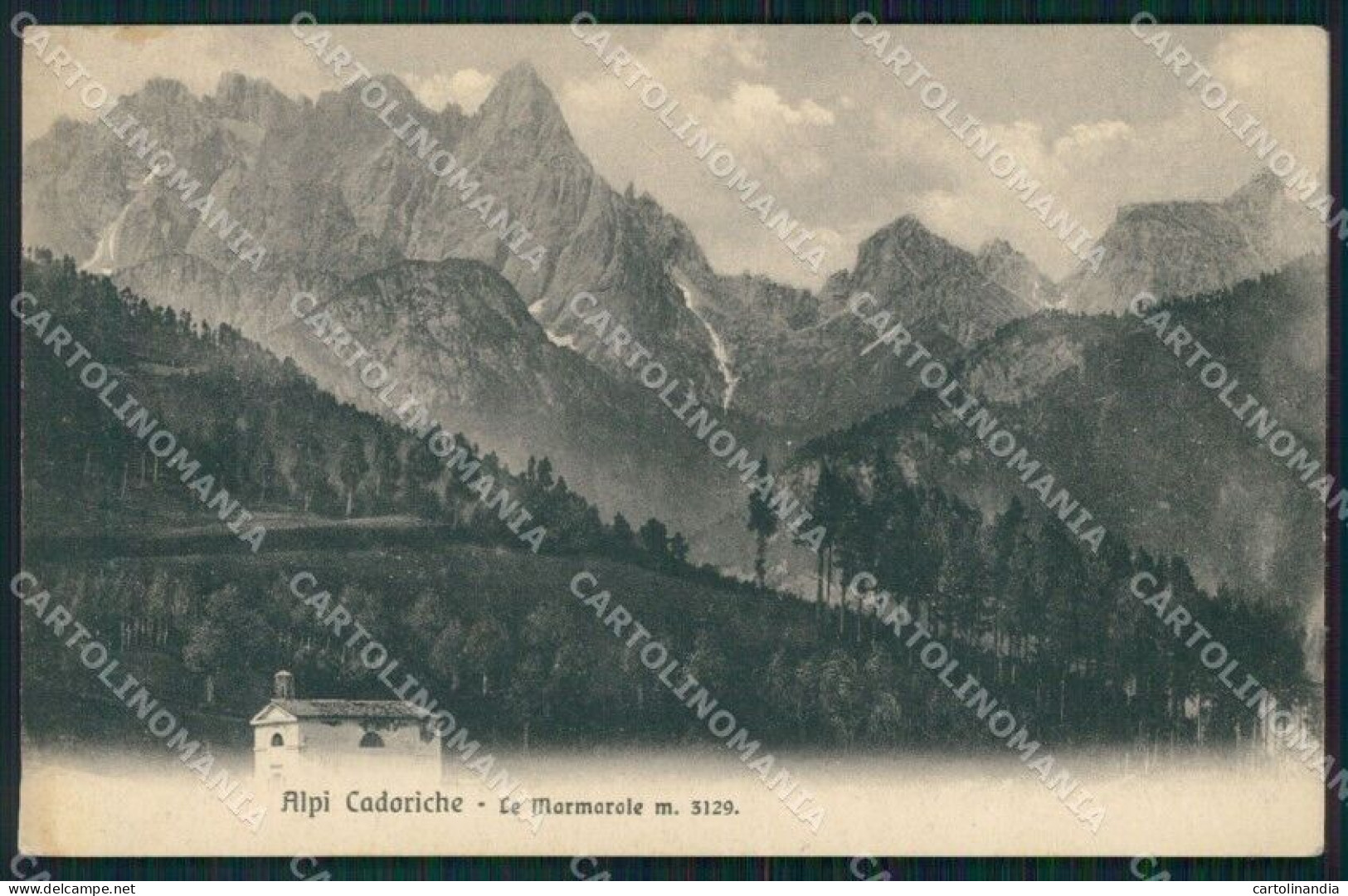 Belluno Cadore Le Marmarole Cartolina VK3804 - Belluno