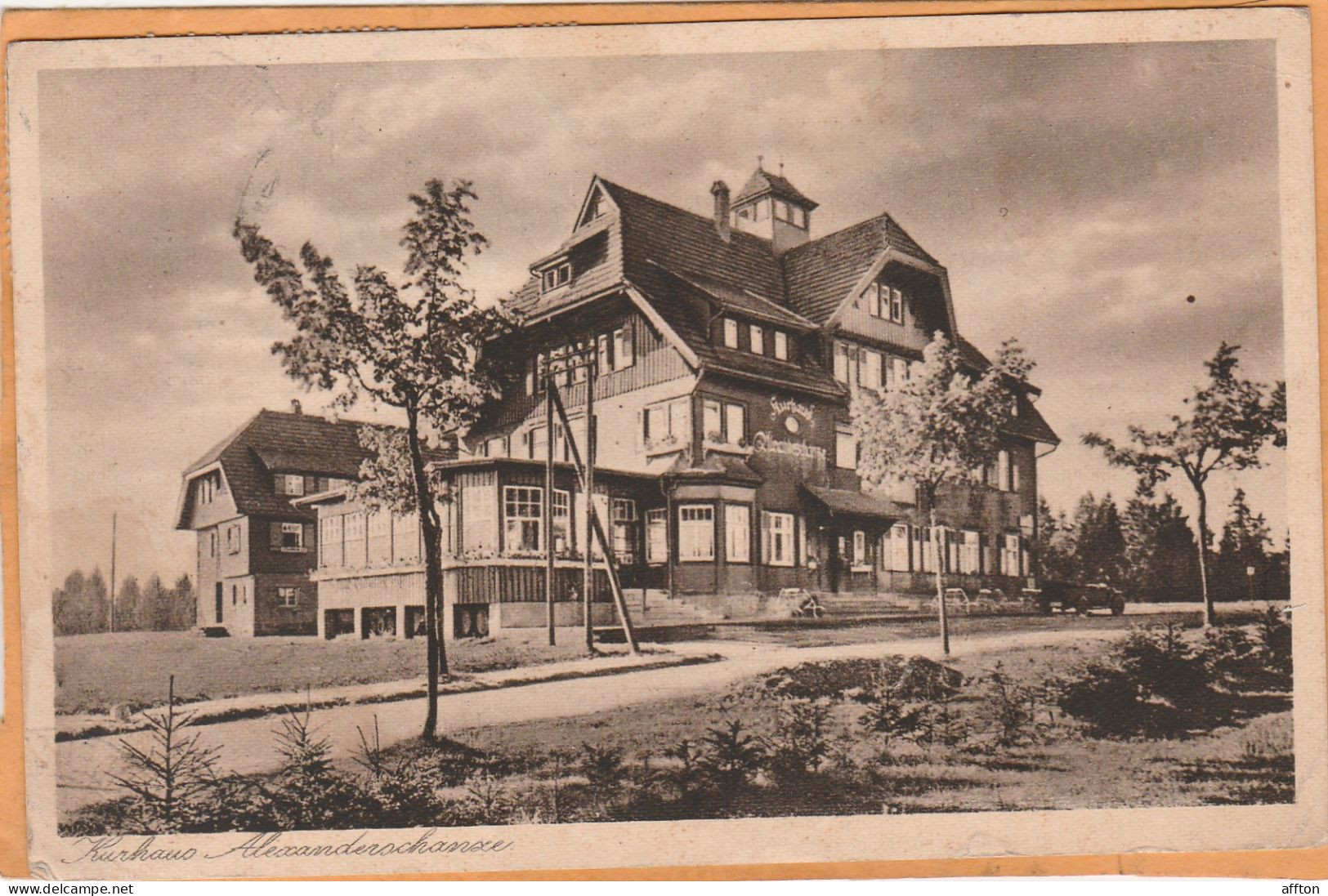 Alexanderschanze Freudenstadt Germany 1927 Postcard - Freudenstadt