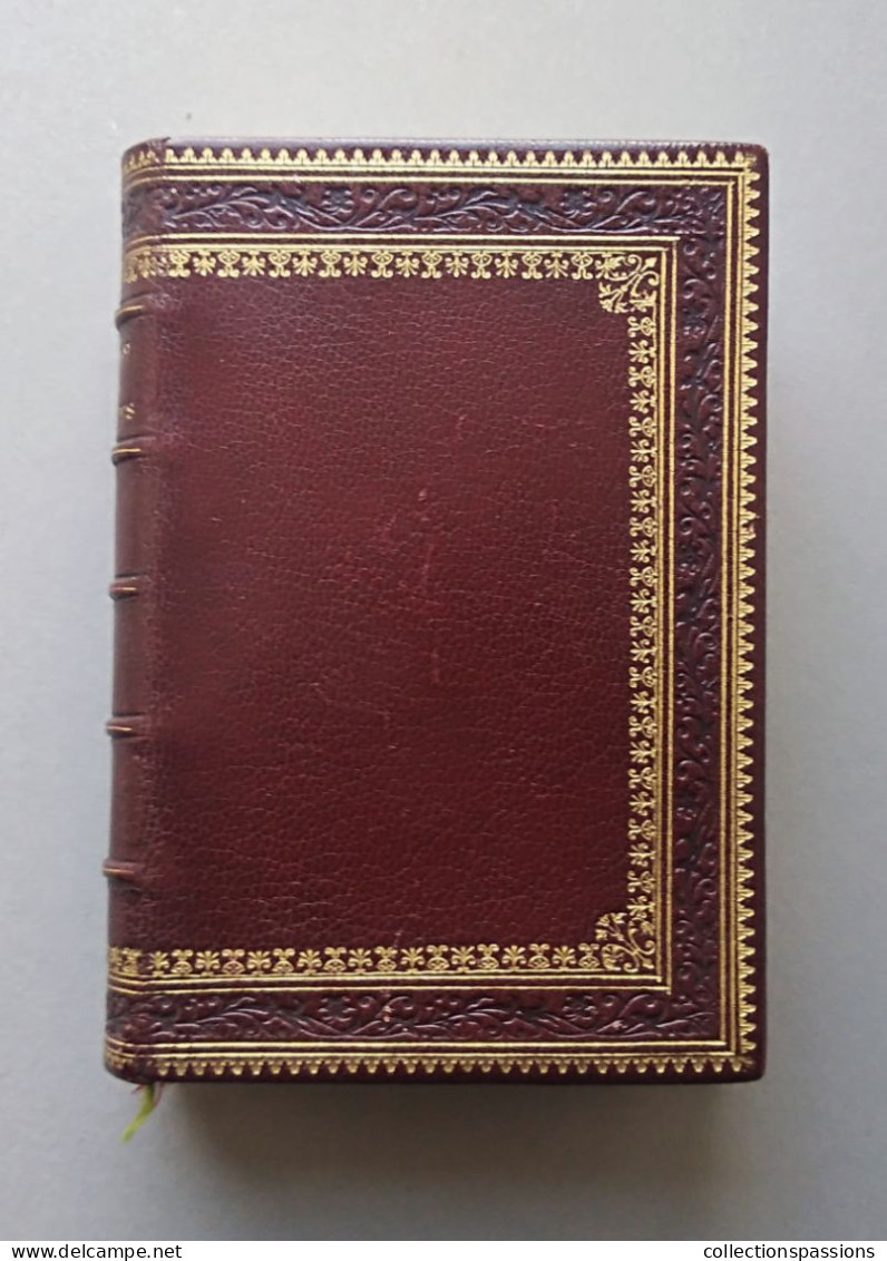 Missel. Reliure Cuir Et Tranche Dorée. Recueil De Prières. 1890 - Religión & Esoterismo