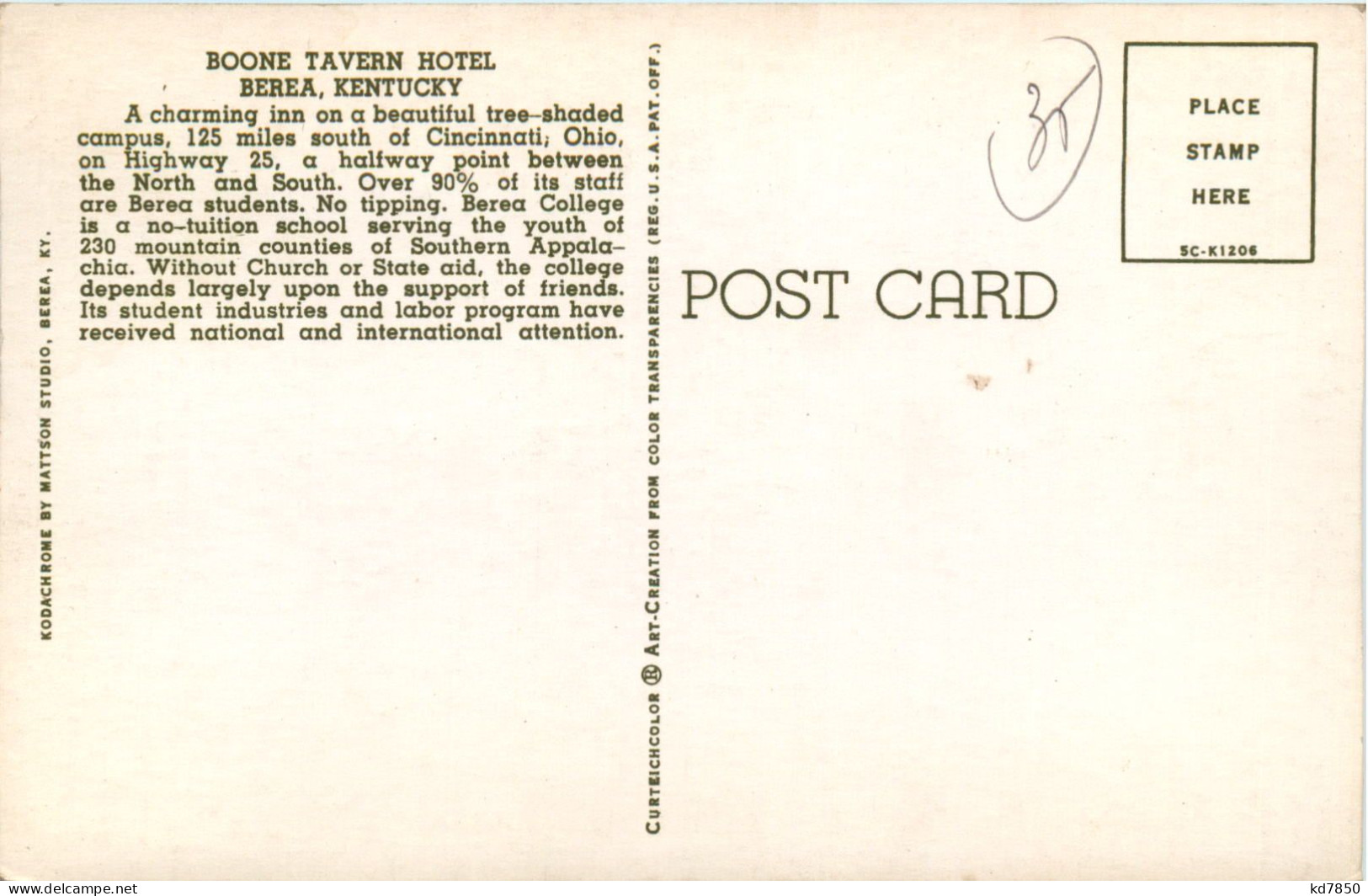 Berea - Boone Tavern Hotel - Other & Unclassified