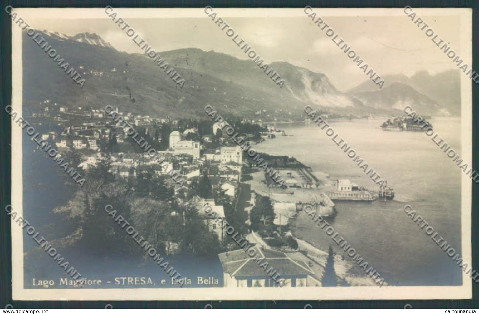 Verbania Stresa Battello Foto Cartolina ZQ5625 - Verbania