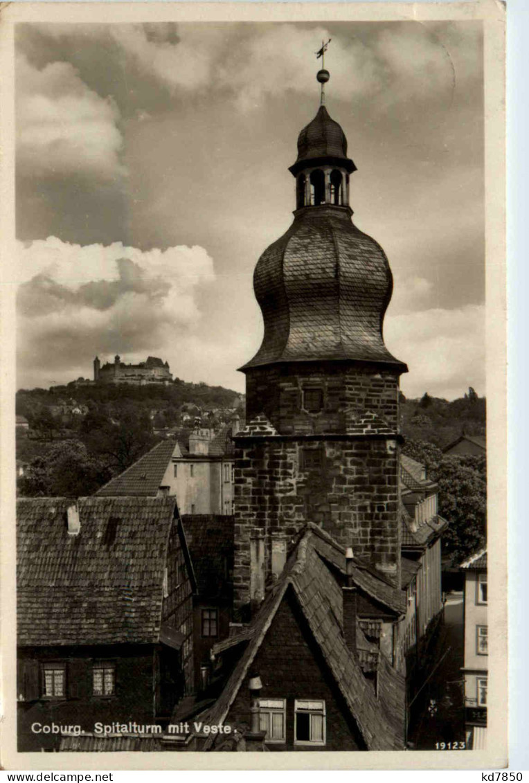 Coburg - Spitalturm Mit Veste - Coburg