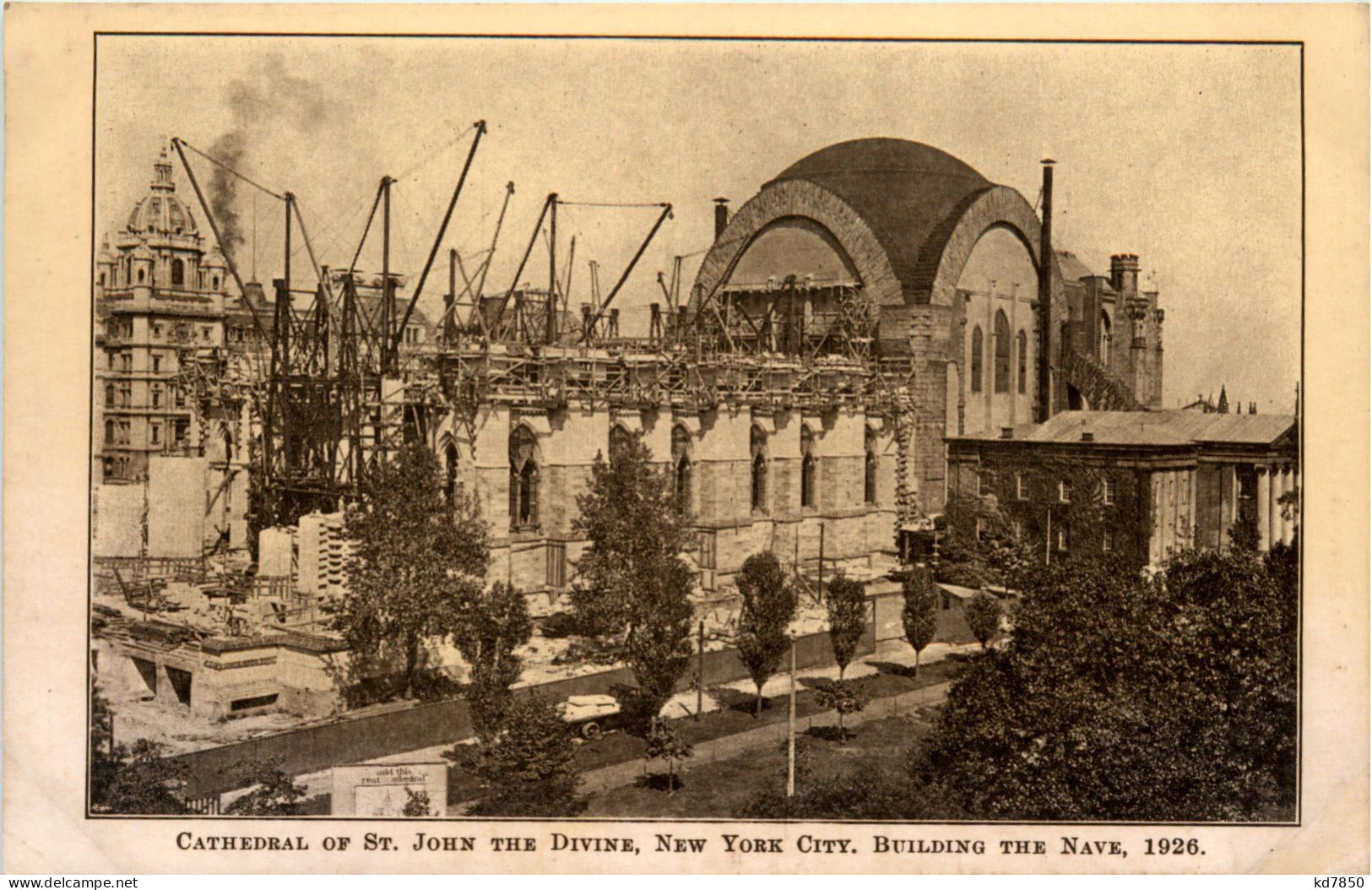 New York - Building The Nave - Cathedral Of St. John - Other & Unclassified