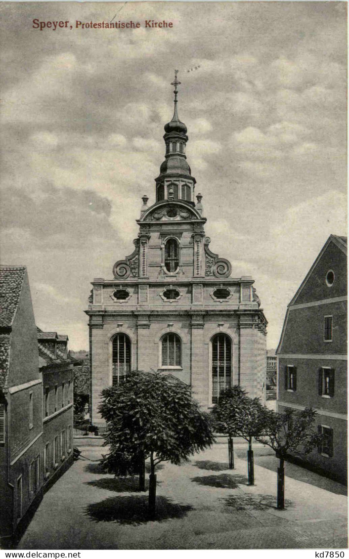 Speyer. Protestantische Kirche - Speyer