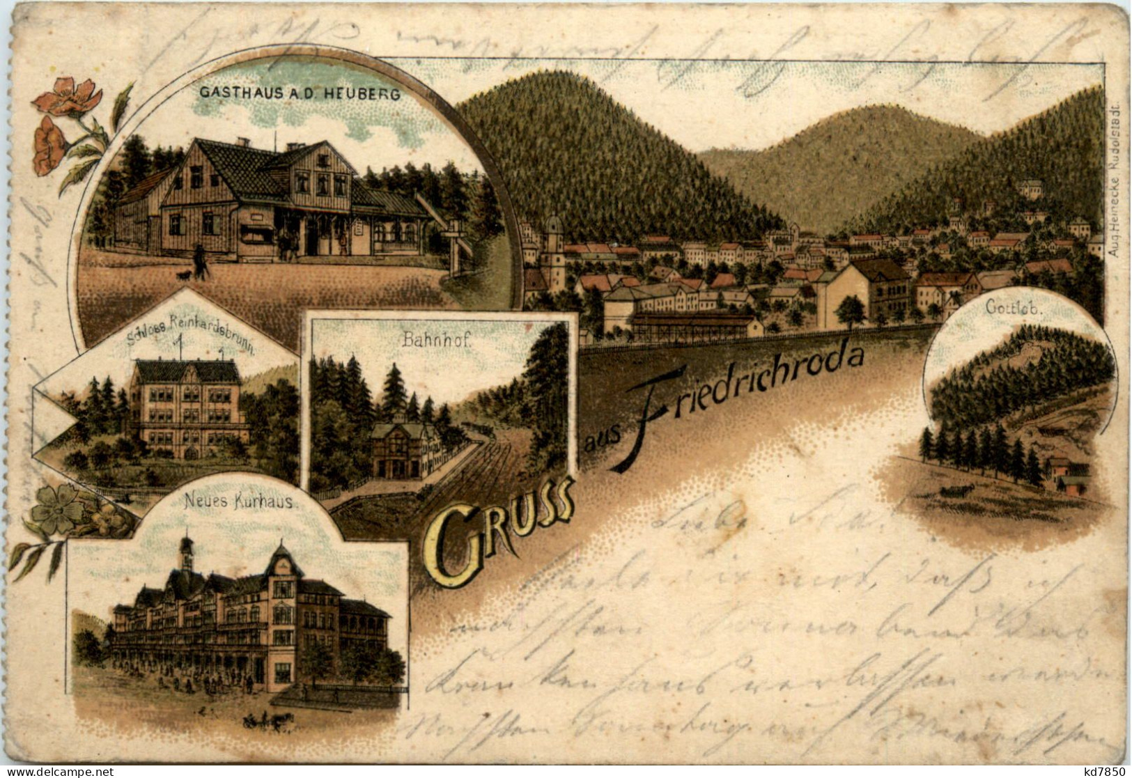 Gruss Aus Friedrichroda - Litho - Friedrichroda