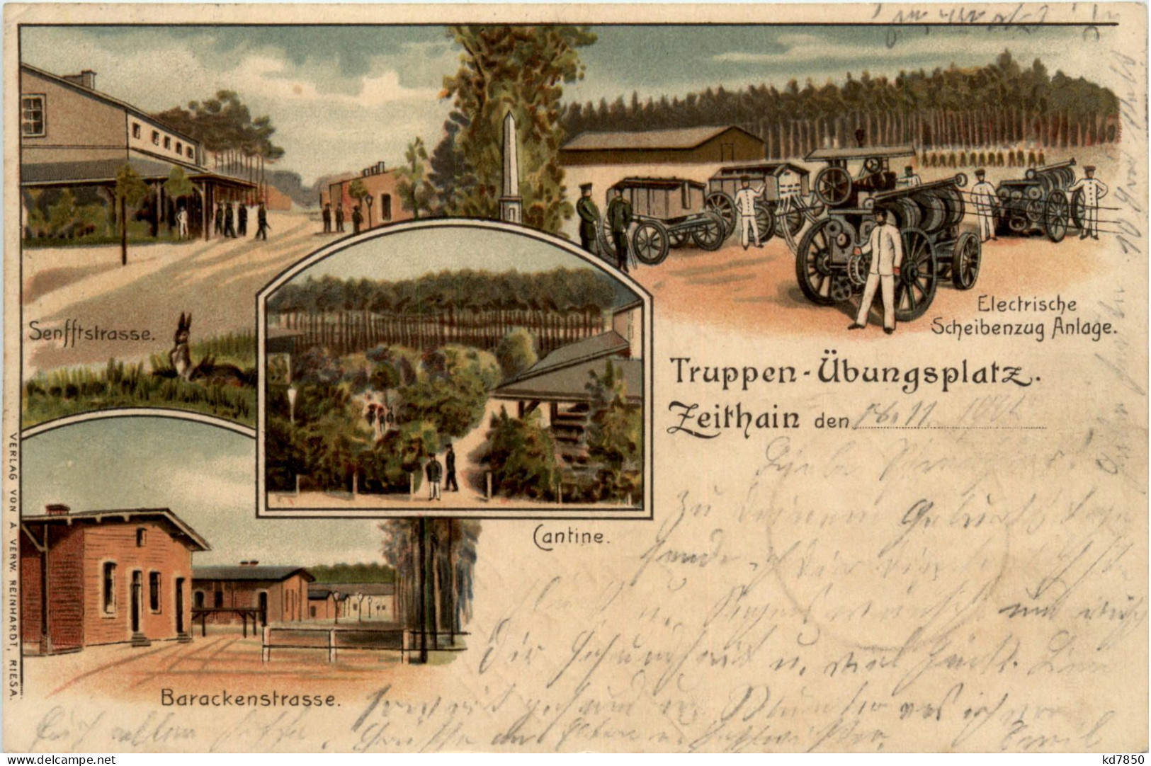 Truppen-Übungsplatz Zeithain - Litho - Zeithain