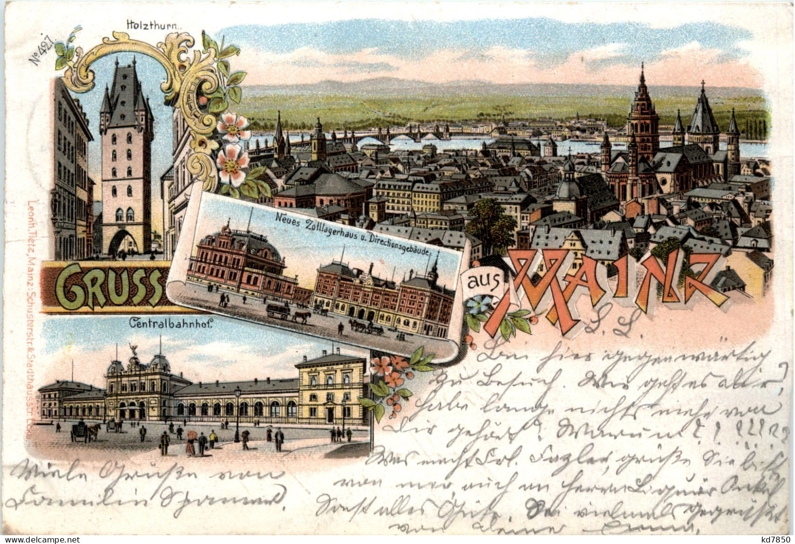 Gruss Aus Mainz - Litho - Mainz