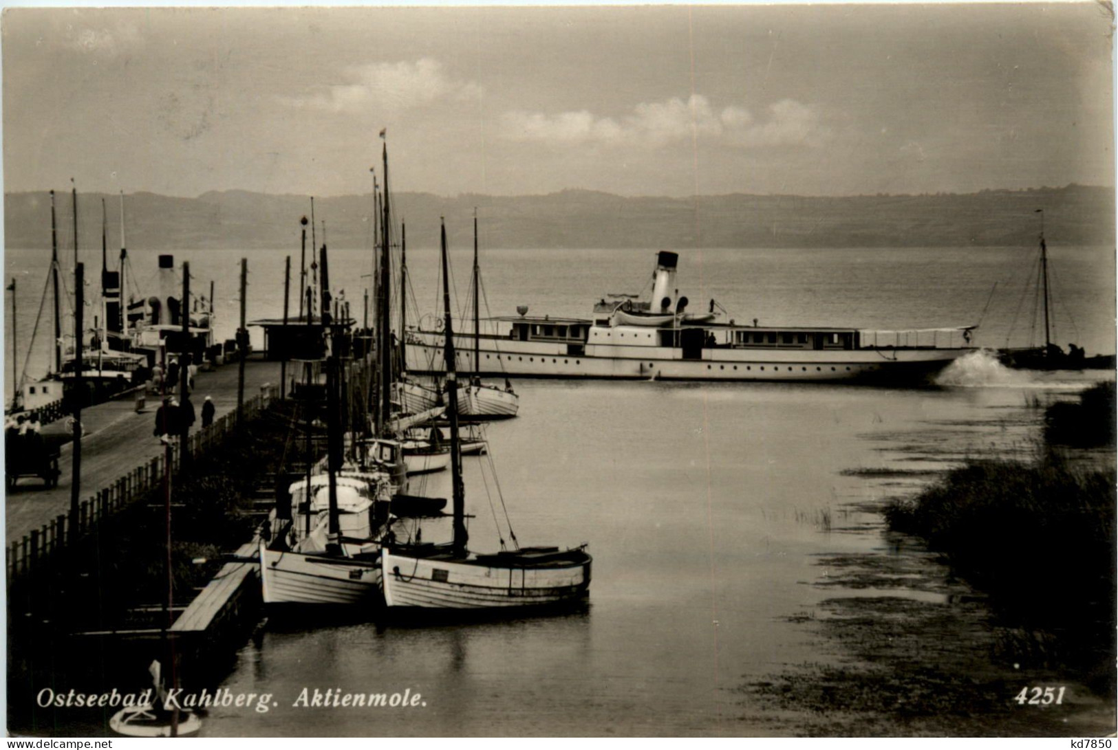 Ostseebad Kahlbreg - Aktienmole - Pommern