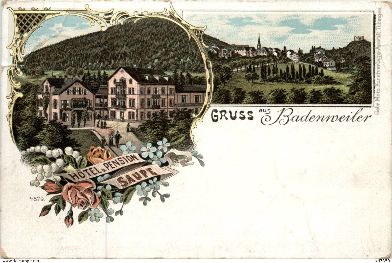 Gruss Aus Badenweilers - Litho - Badenweiler