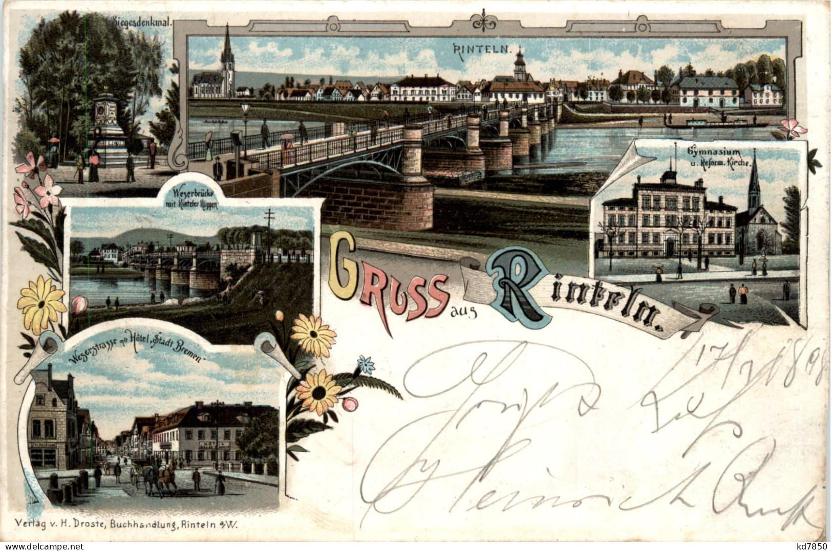 Gruss Aus Rinteln - Litho - Rinteln