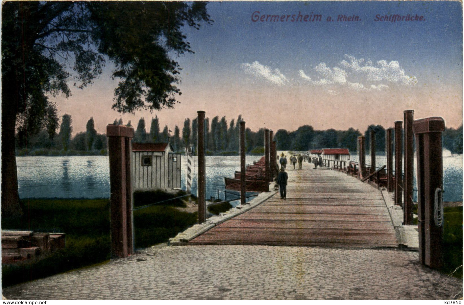 Germersheim - Schiffsbrücke - Germersheim