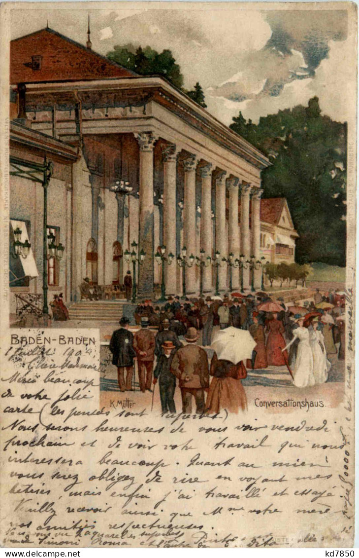 Baden-Baden - Litho - Baden-Baden