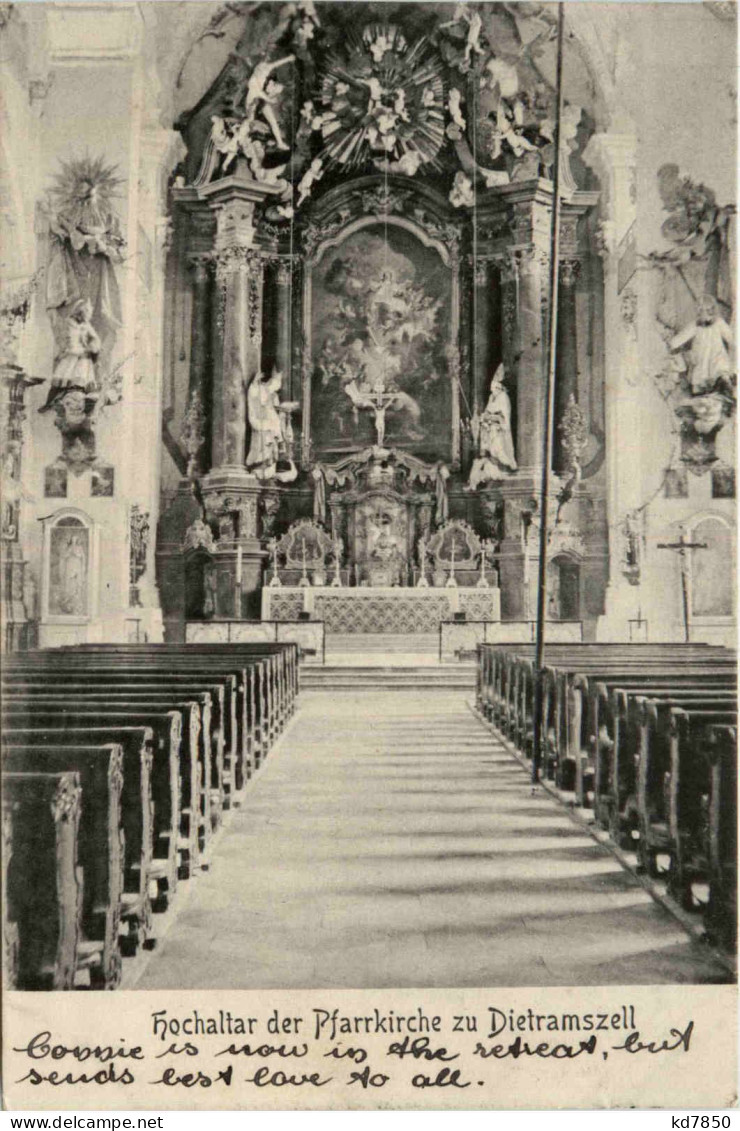 Hochaltar Der Pfarrkirche Zu Dietramszell - Bad Toelz