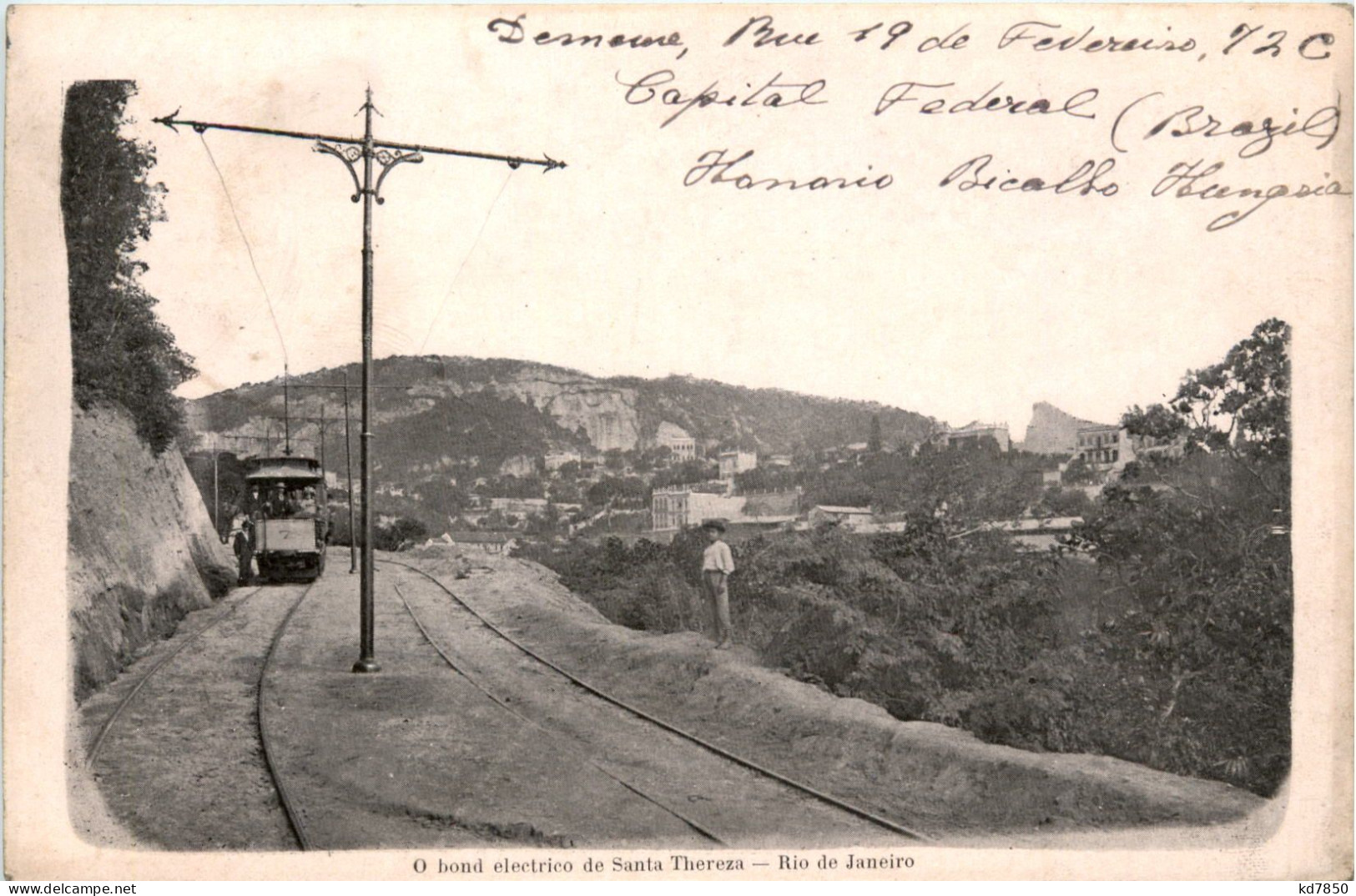 Brasil - Rio Janeiro - O Bond Electrico De Santa Thereza - Rio De Janeiro