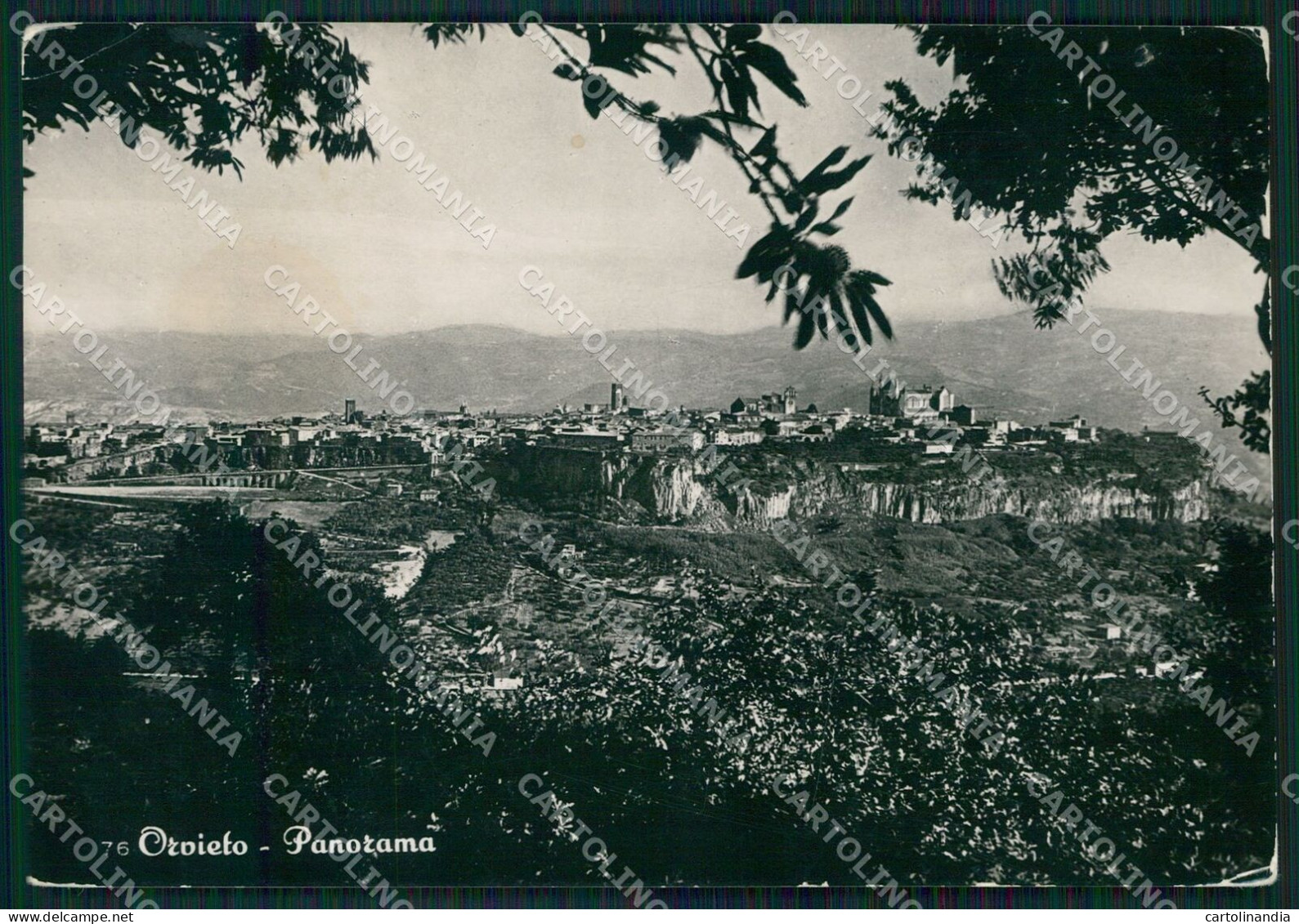 Terni Orvieto PIEGA FG Foto Cartolina KB4907 - Terni