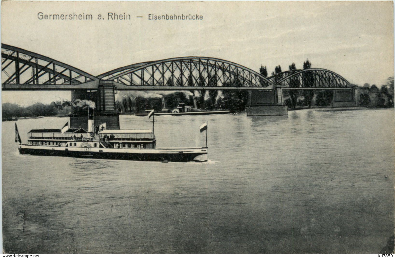 Germersheim - Eisenbahnbrücke - Germersheim