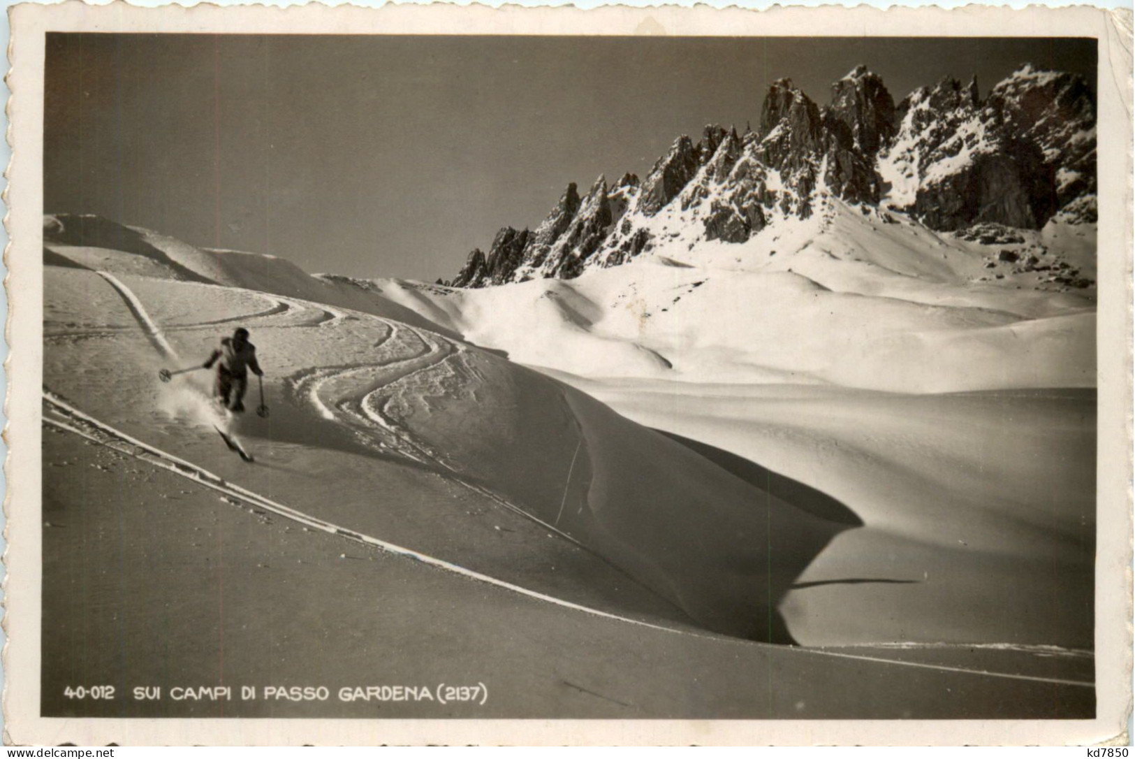 Sui Campi Di Passo Gardena - Ski - Autres & Non Classés