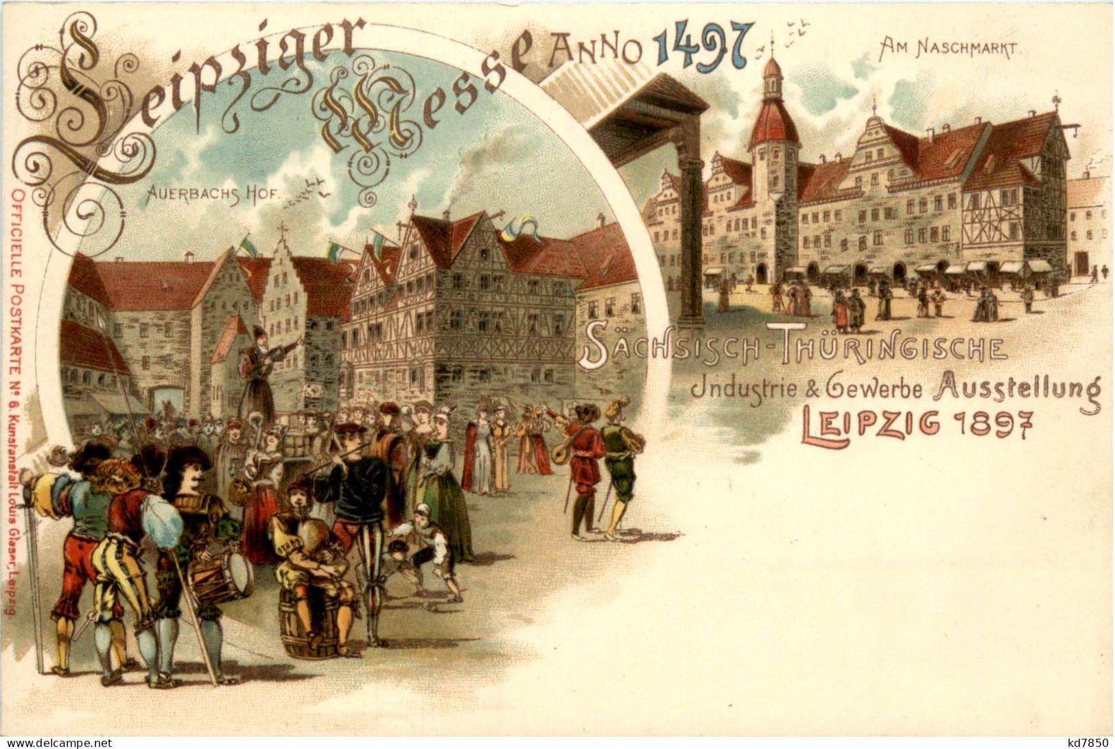 Leipziger Messe Anno 1497 - Litho - Leipzig - Leipzig
