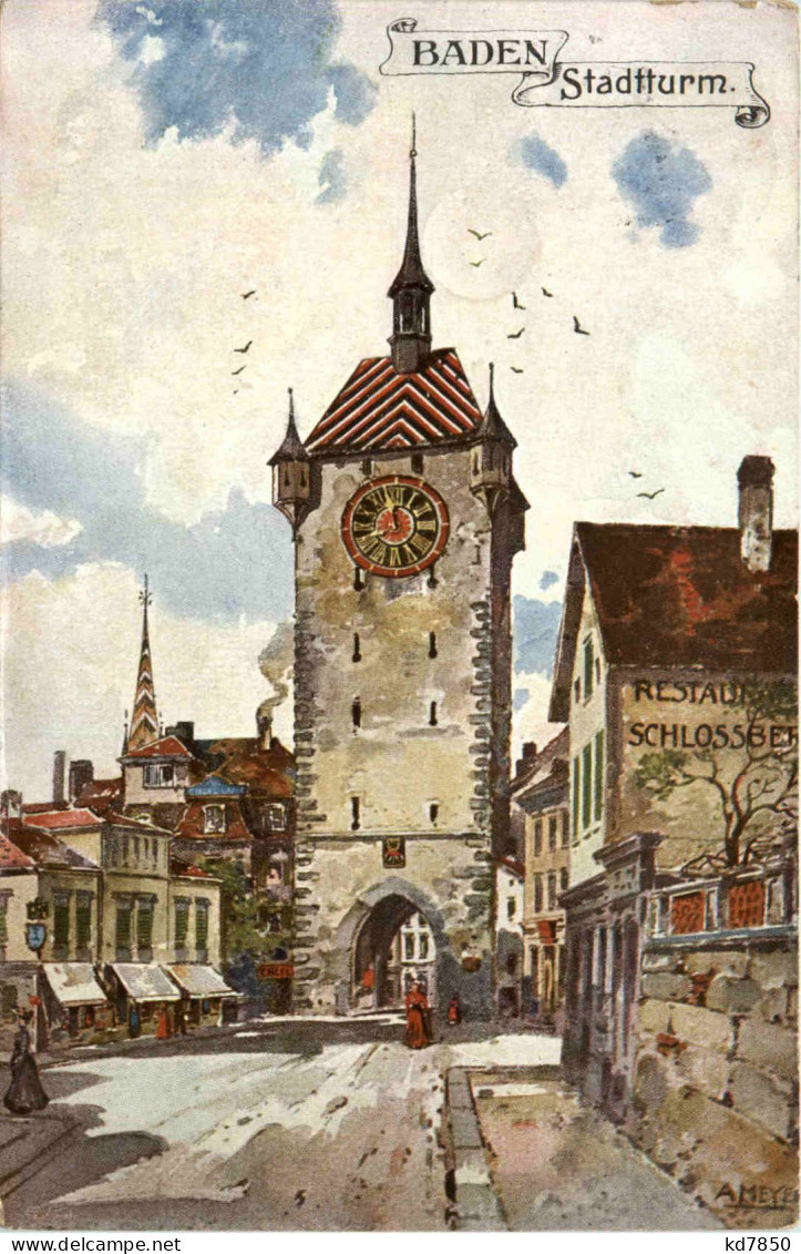 Baden - Stadtturm - Baden