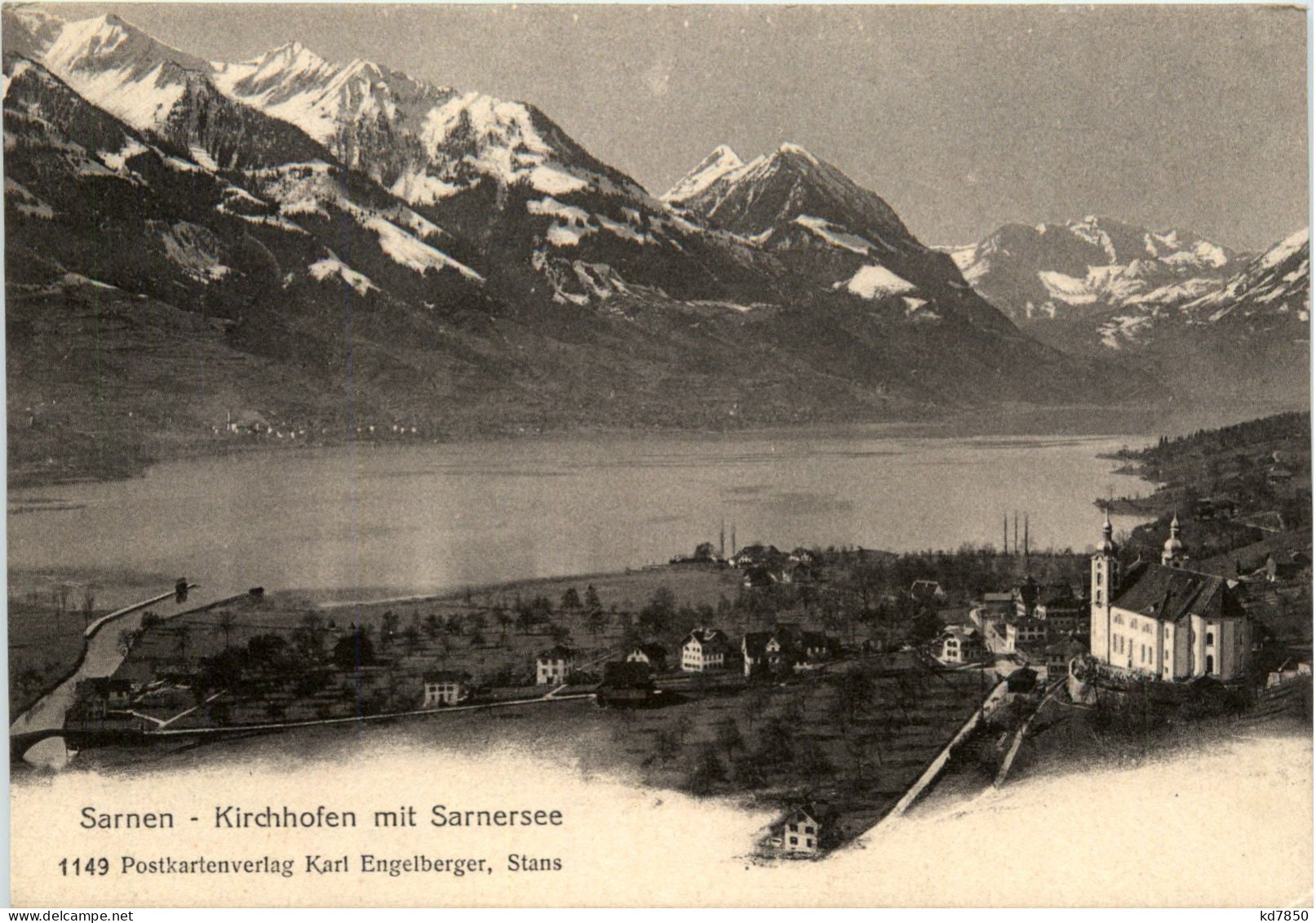 Sarnen - Kirchhofen Mit Sarnersee - Sarnen