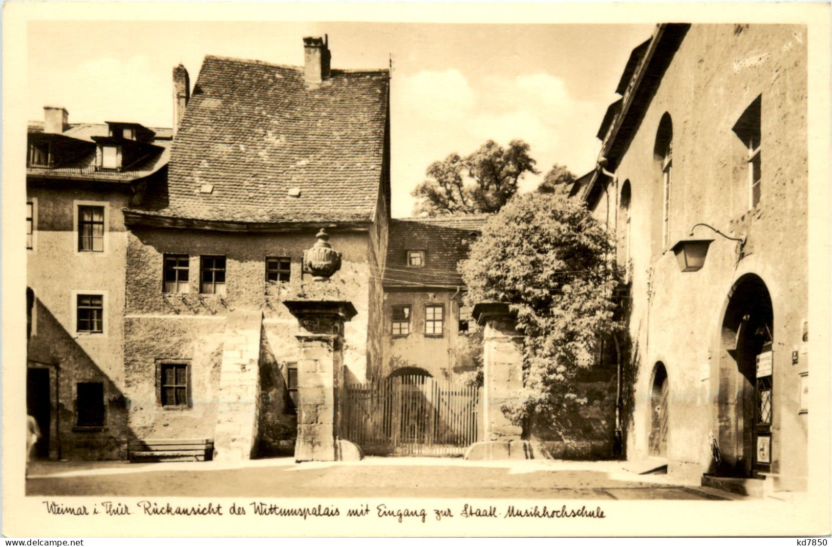 Weimar - Rückansicht Des Wittumspalais - Weimar