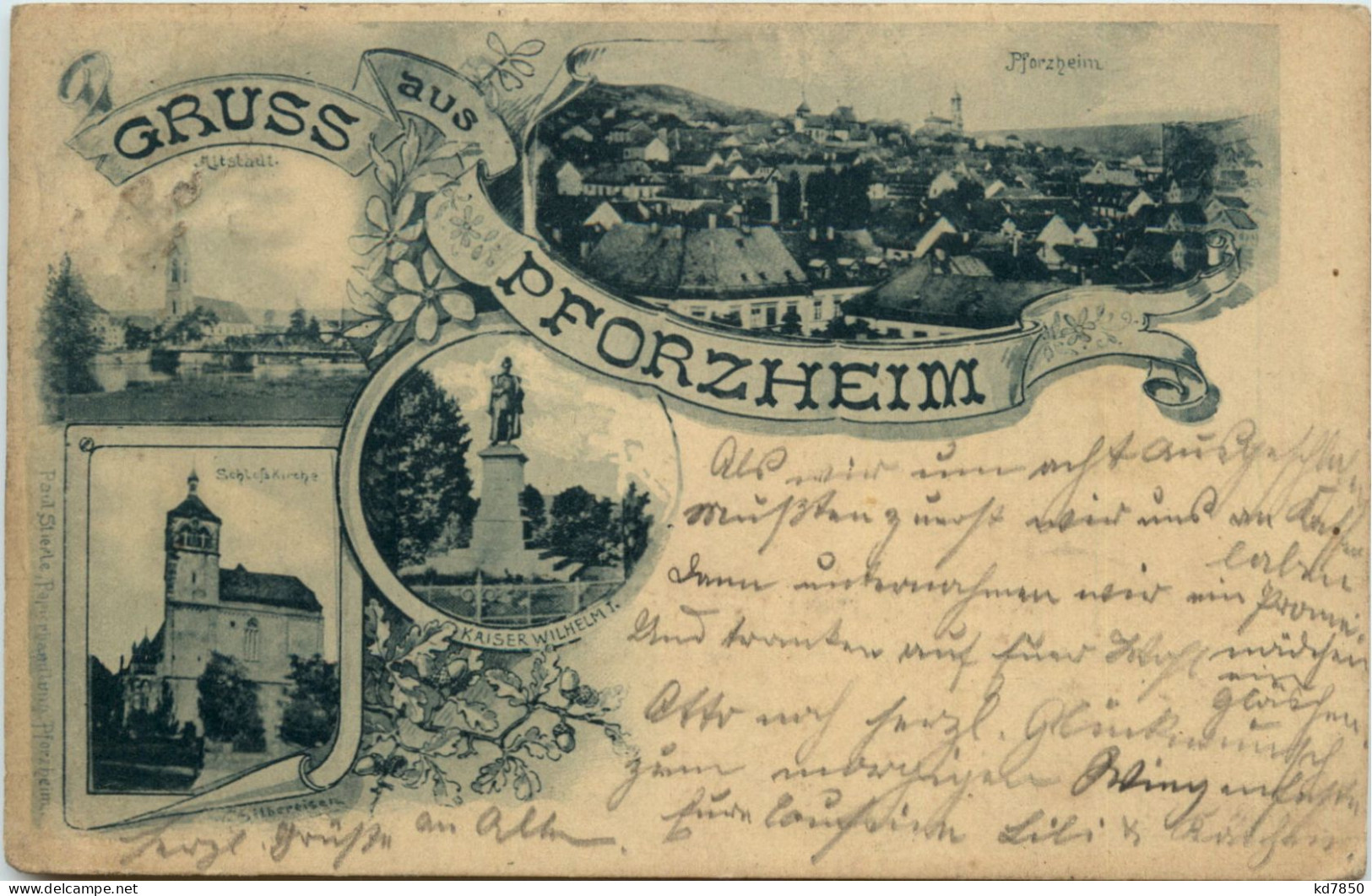 Gruss Aus Pforzheim 1897 - Pforzheim