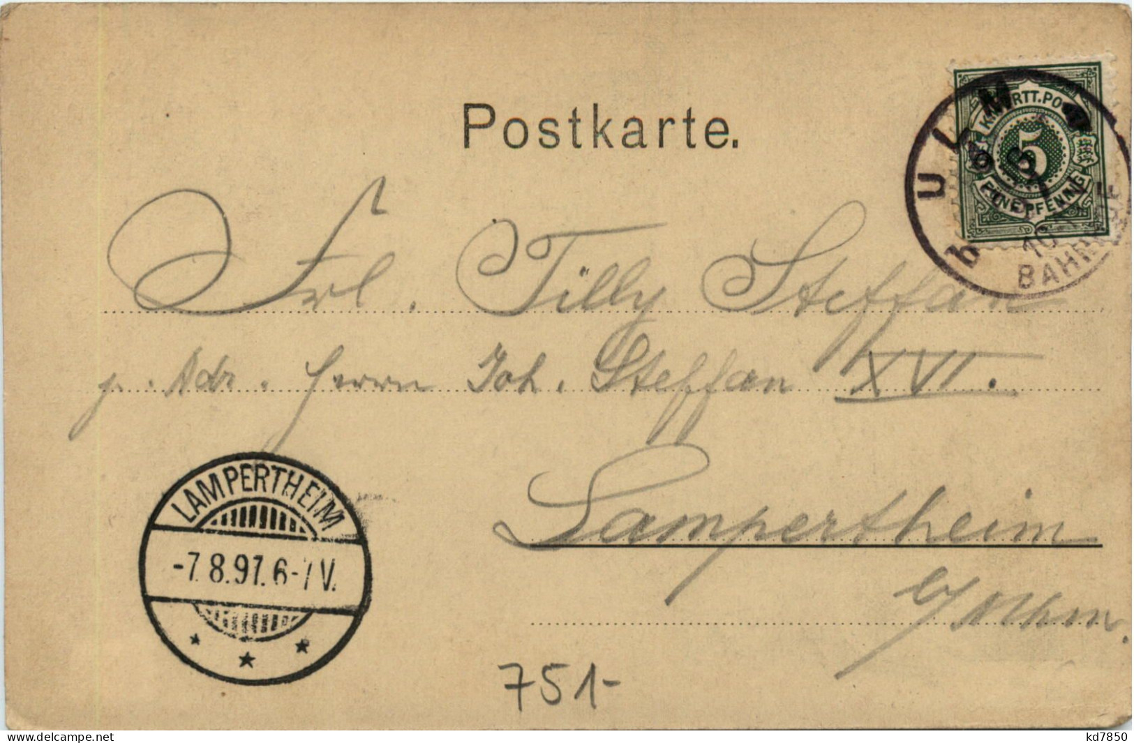 Gruss Aus Pforzheim 1897 - Pforzheim