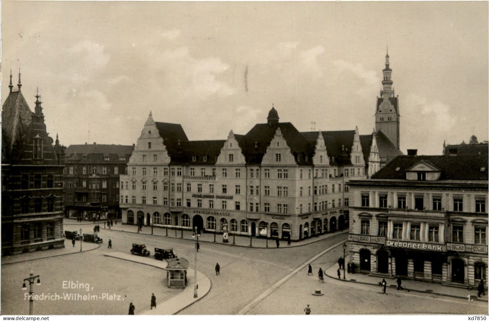 Elbing - Friedrich-Wilhelm-Platz - Westpreussen