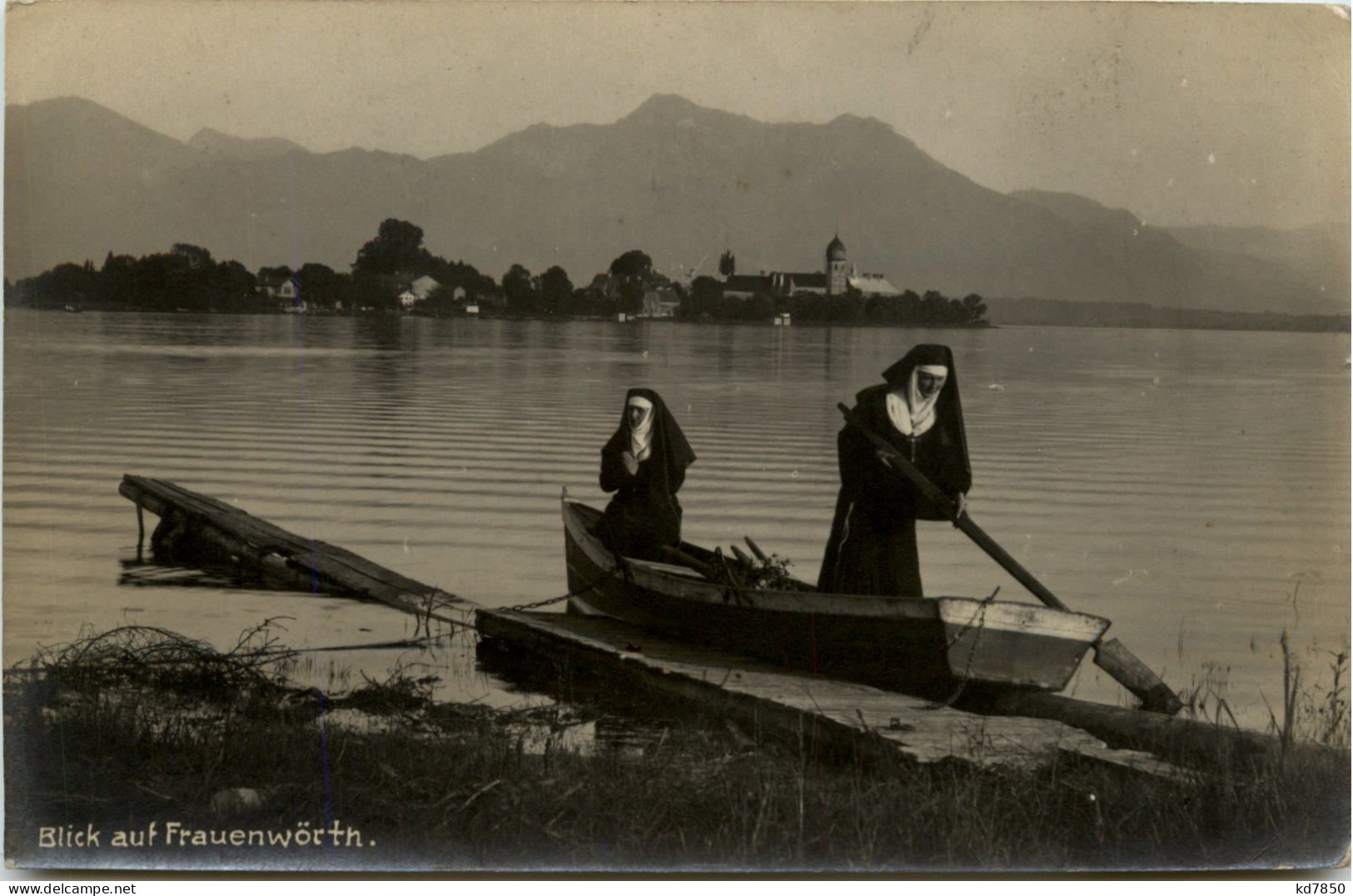 Blick Auf Frauenwörth - Chiemsee - Rosenheim