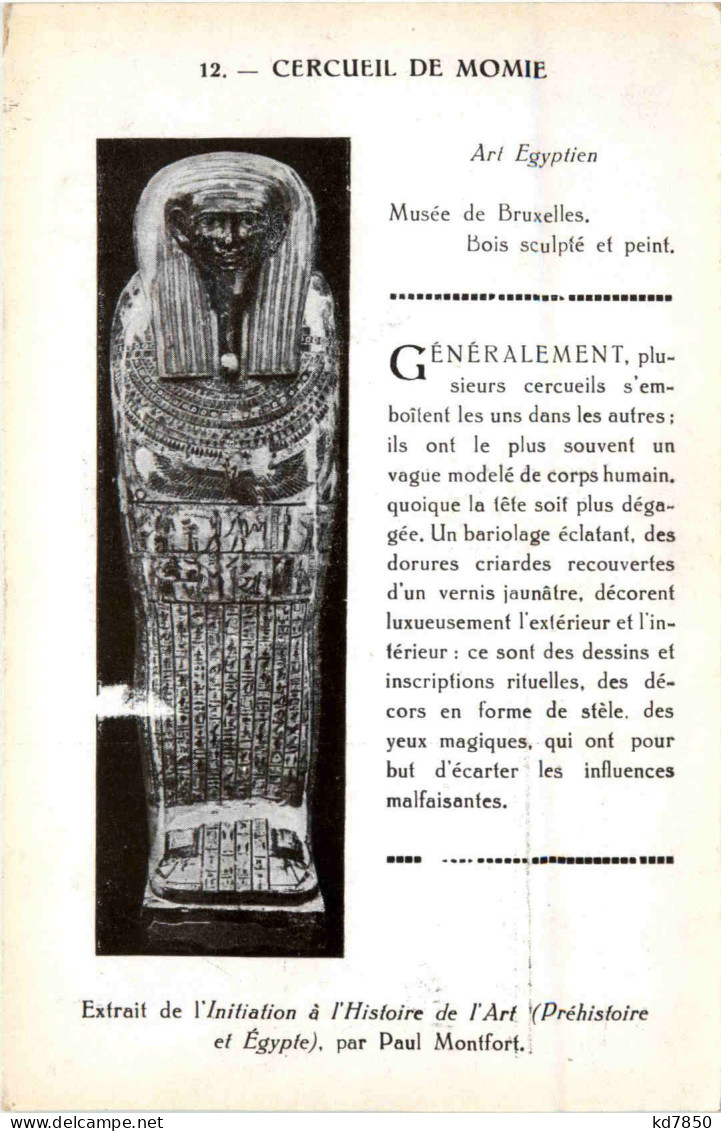 Egypt - Cercueil De Momie - Autres & Non Classés