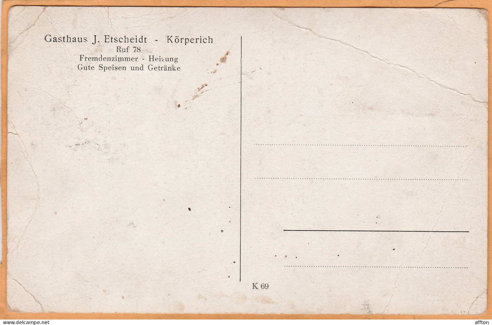 Koperich Germany 1930 Postcard - Bitburg