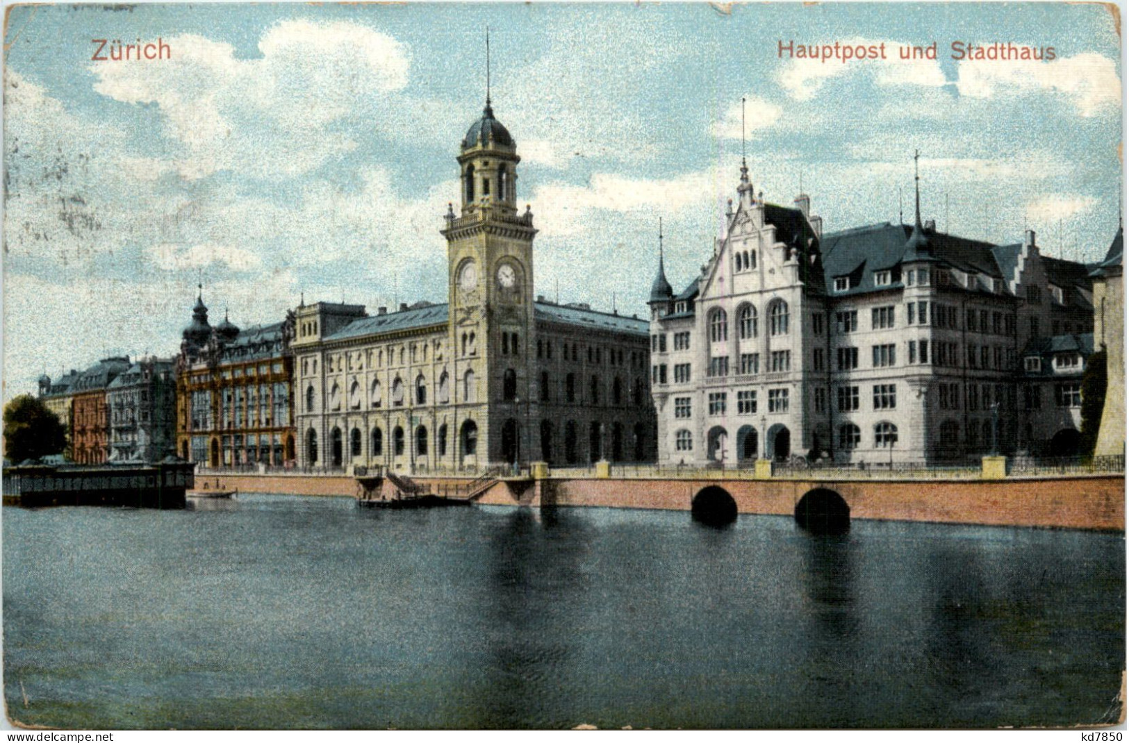 Zürich - Hauptpost Und Stadthaus - Zürich