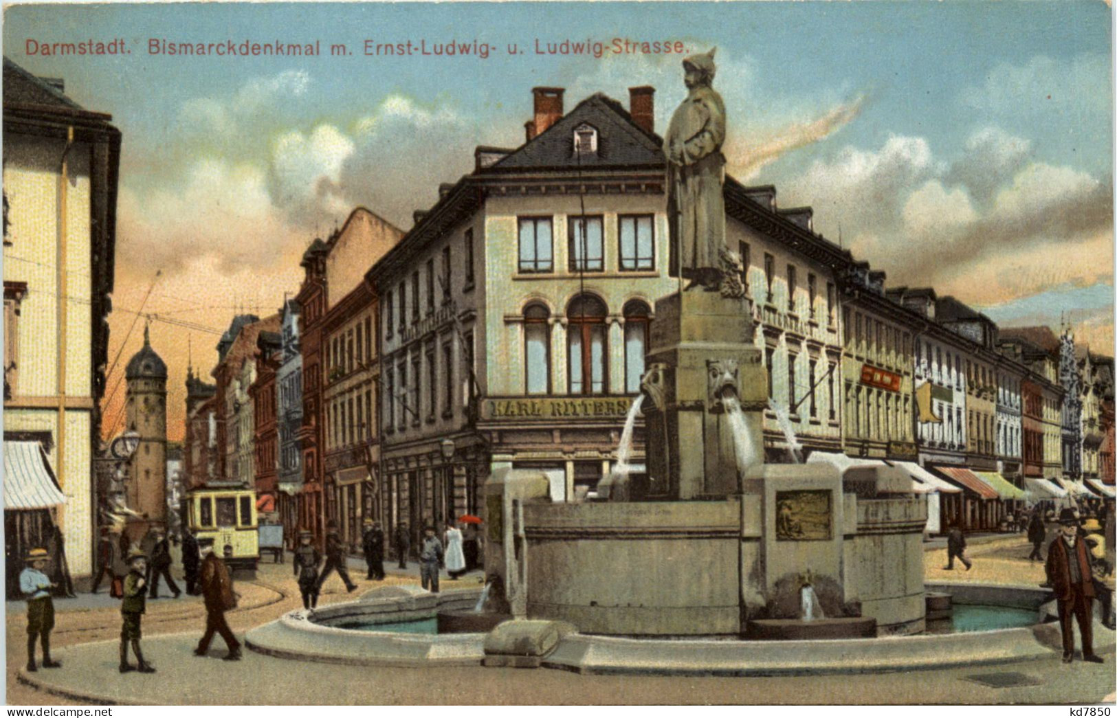 Darmstadt - Bismarckdenkmal - Darmstadt