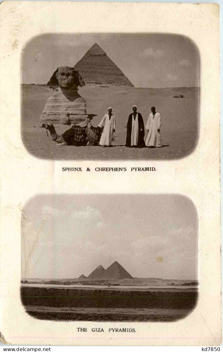 Pyramide Et Le Shinx - Pyramides