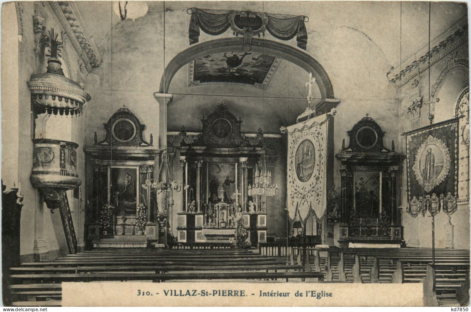 Villaz-St-Pierre - Interieur De L Eglise - Andere & Zonder Classificatie