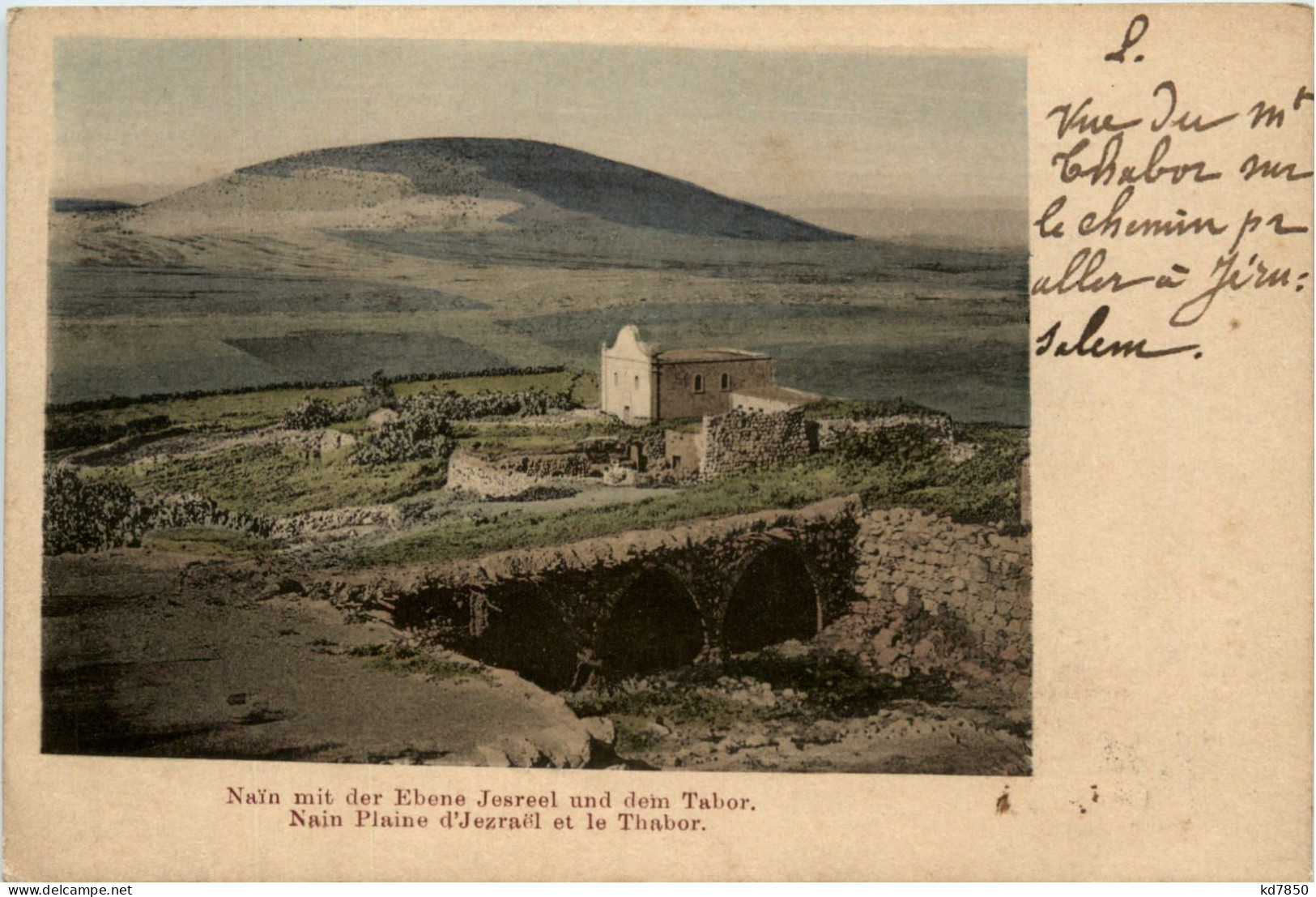 Nain Mit Der Ebene Jesreel Und Dem Tabor - Israël