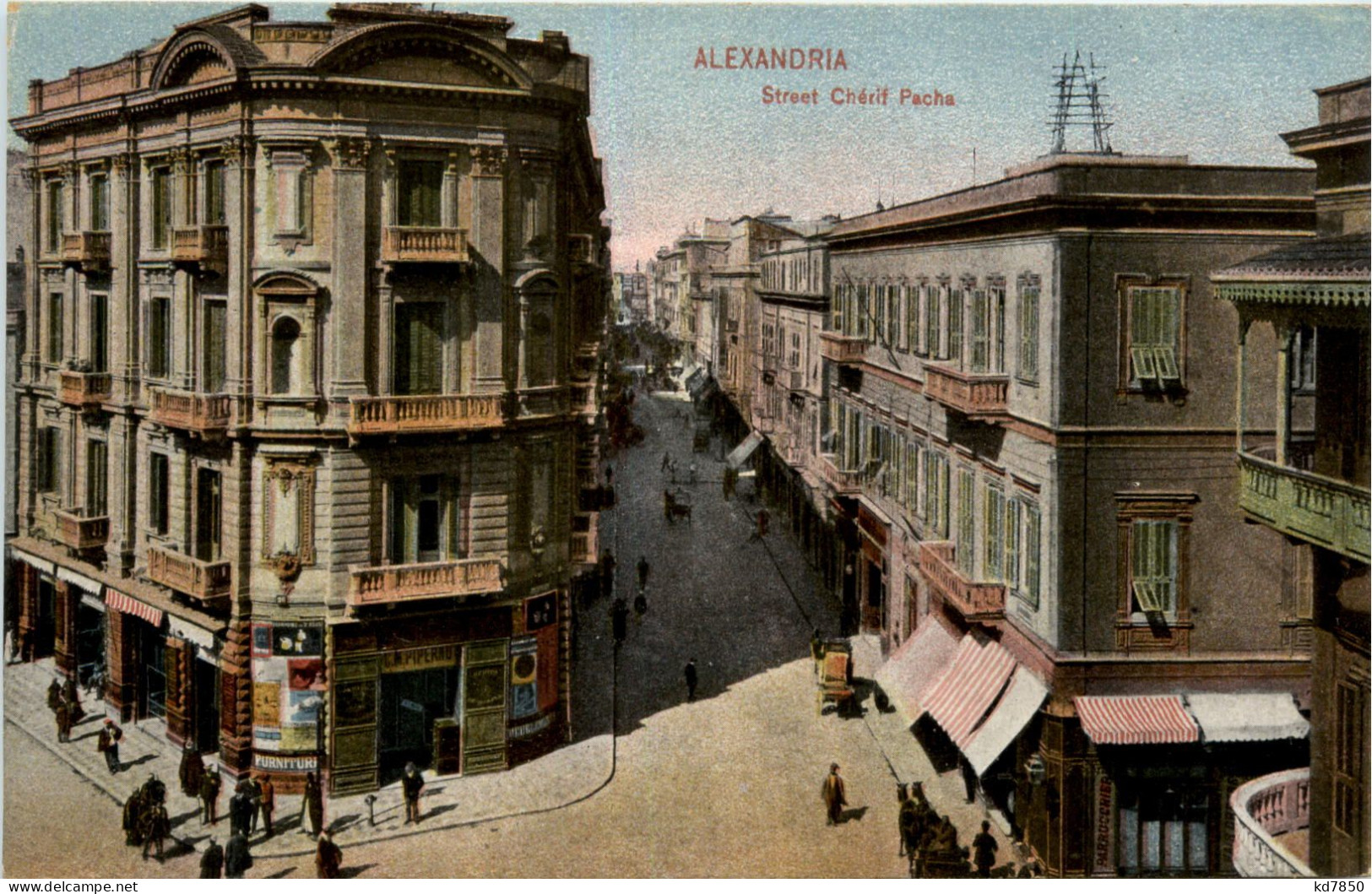 Alexandrie - Street Cherif Pacha - Alexandrie