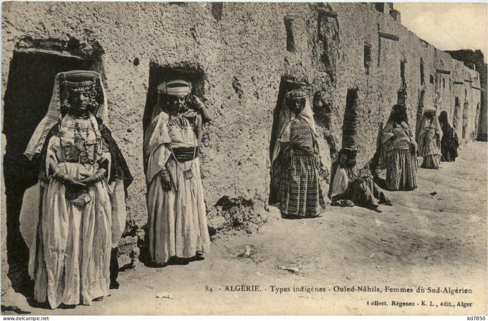 Algerie - Ouled-Nahils Femmes - Scènes & Types